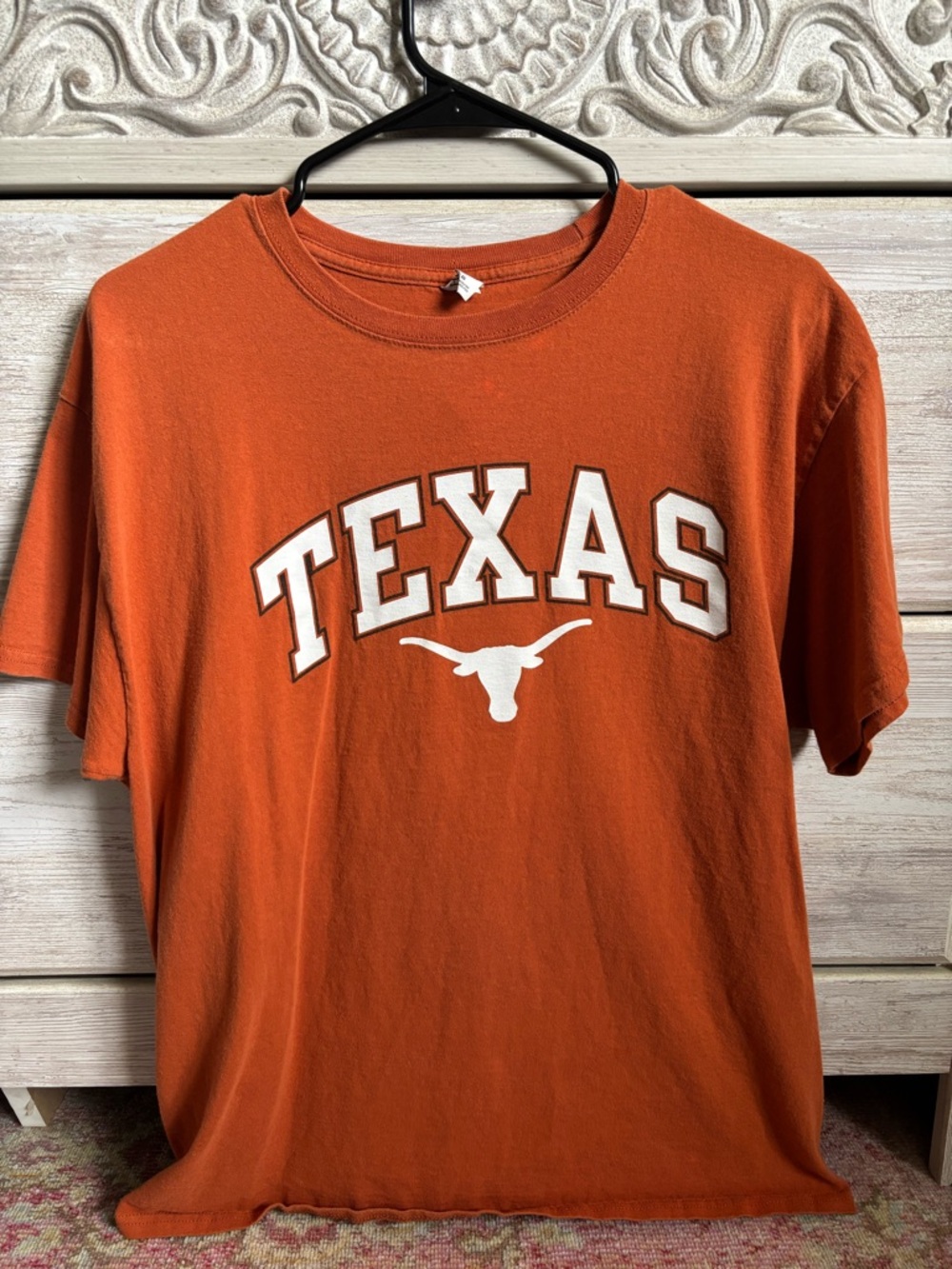 Hanes Orange Crewneck T‑Shirt